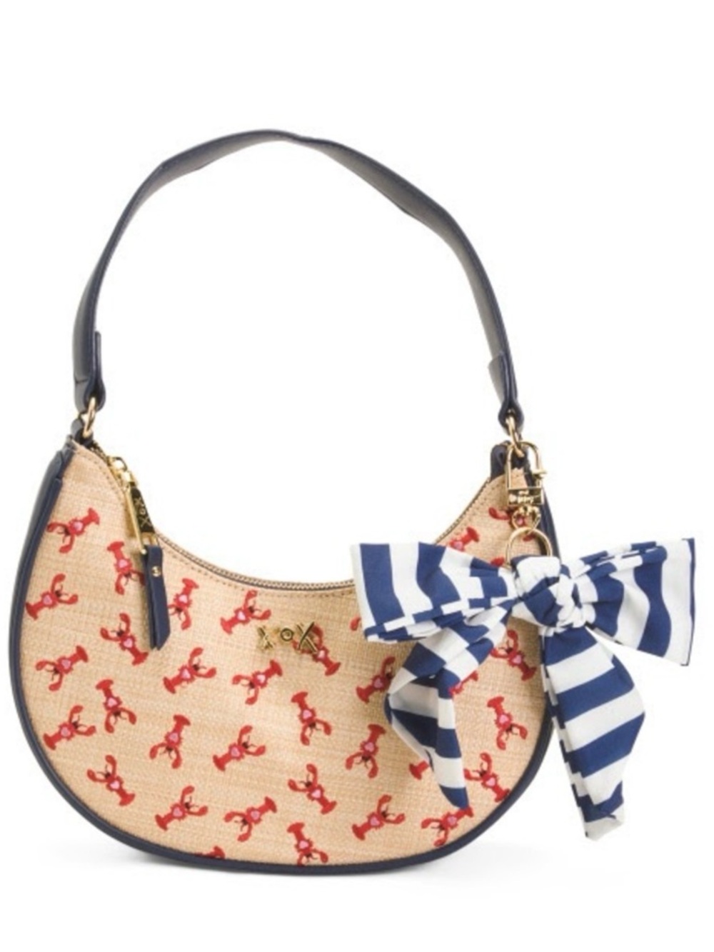 Viral Betsey Johnson Lobster Hobo Bag 🦞 Nautical Summer Straw Bag 🦞NWT~$104 RV